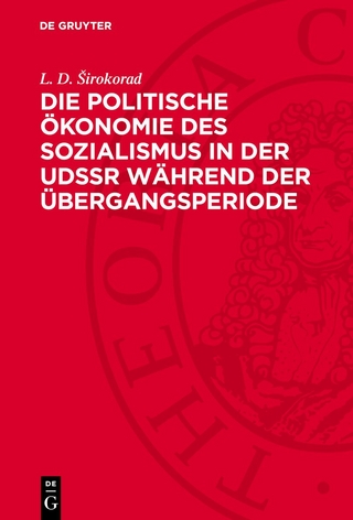 Die politische Ökonomie des Sozialismus in der UdSSR während der Übergangsperiode