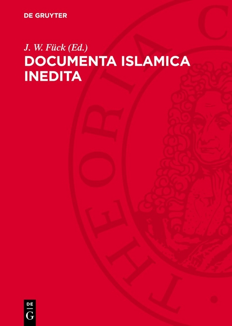 Documenta islamica inedita - 