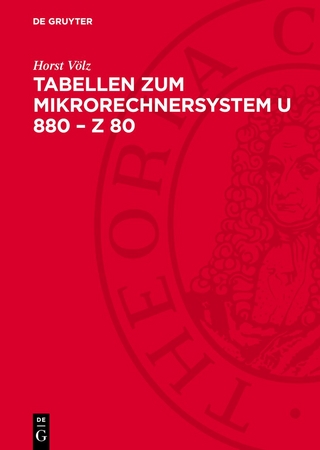 Tabellen zum Mikrorechnersystem U 880 – Z 80