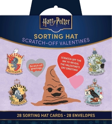 Harry Potter: Sorting Hat Scratch-Off Valentines -  Insight Editions