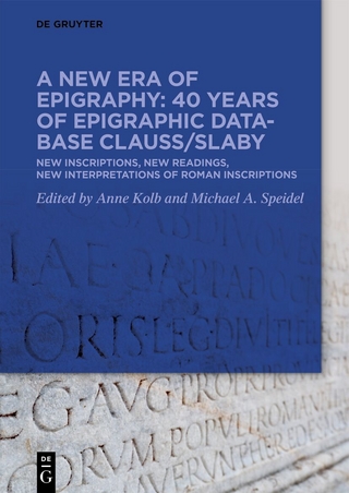 A new era of epigraphy: 40 years of Epigraphic database Clauss/Slaby