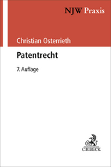 Patentrecht - Osterrieth, Christian