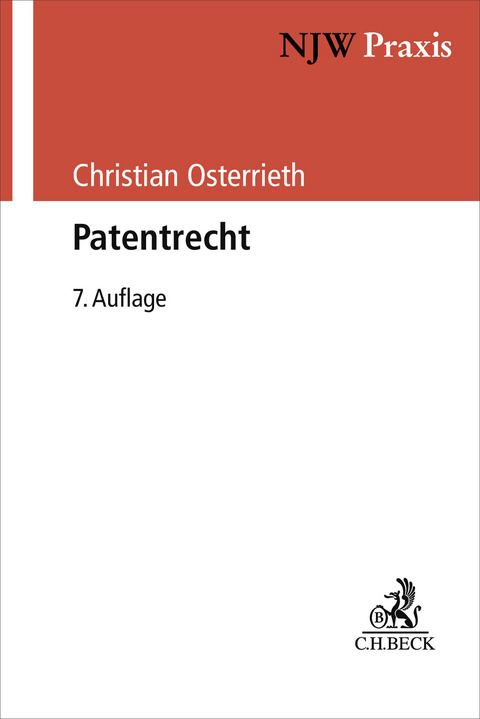Patentrecht - Christian Osterrieth