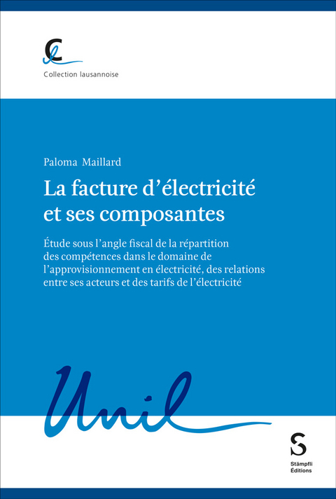 La facture d'&eacute;lectricit&eacute; et ses composantes - Paloma Maillard