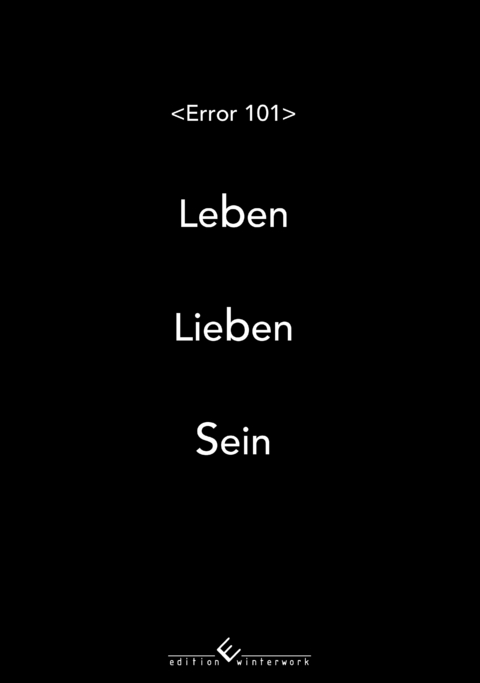 Error 101 - Tobias Senn