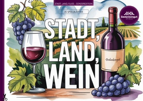 Stadt, Land, Wein - Gedankengut Spiele