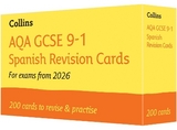 AQA GCSE 9-1 Spanish Vocabulary Revision Cards - Collins GCSE