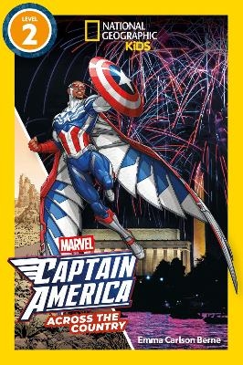 Marvel's Captain America Across the Country (National Geographic Kids Readers, Level 2) - Emma Berne