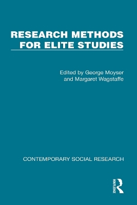 Research Methods for Elite Studies - 