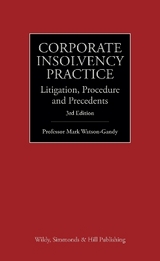 Corporate Insolvency Practice - Watson-Gandy, Professor Mark