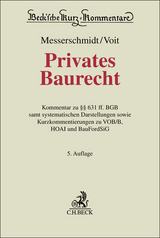 Privates Baurecht - Messerschmidt, Burkhard; Voit, Wolfgang