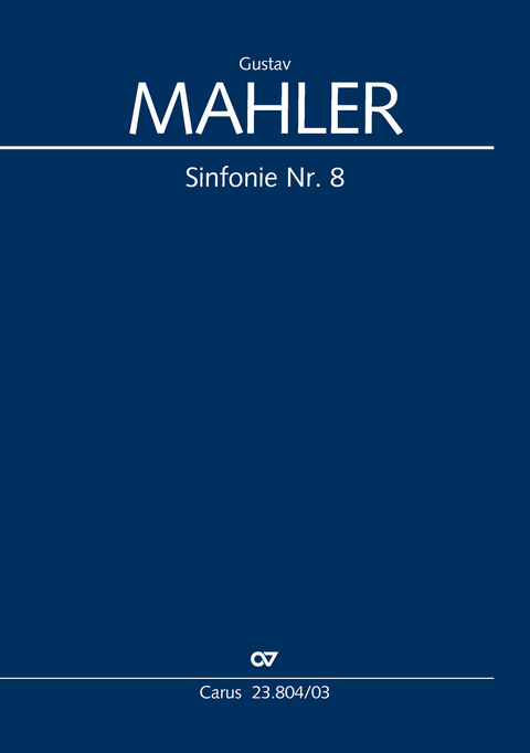 Sinfonie Nr. 8 (Klavierauszug) - Gustav Mahler
