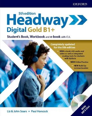 Headway 5e Digital Gold B1+ Students Book/workbook with Key Pack (Italy)