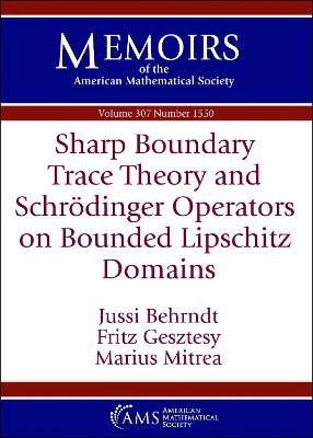 Sharp Boundary Trace Theory and Schrodinger Operators on Bounded Lipschitz Domains