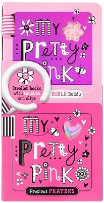 Shiny Vinyl Stroller Books Set - Pink