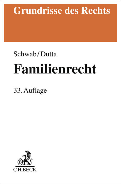 Familienrecht - Dieter Schwab, Anatol Dutta