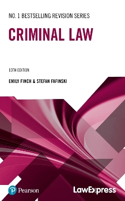 Law Express: Criminal Law - Stefan Fafinski, Emily Finch