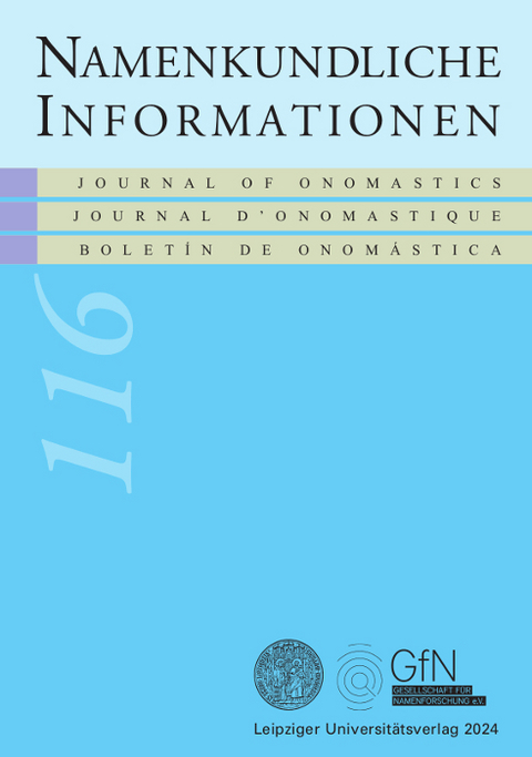 Namenkundliche Informationen 116 - 