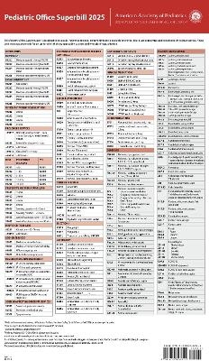 Pediatric Office Superbill 2025
