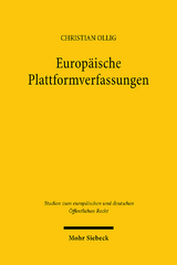 Europ&auml;ische Plattformverfassungen - Christian Ollig
