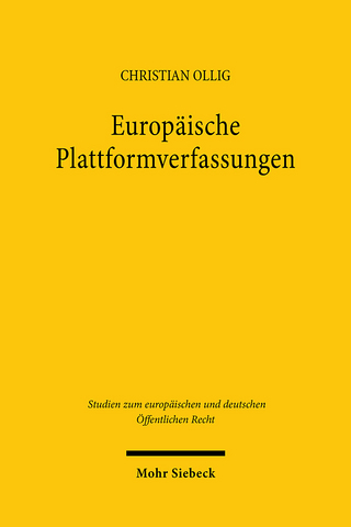 Europäische Plattformverfassungen