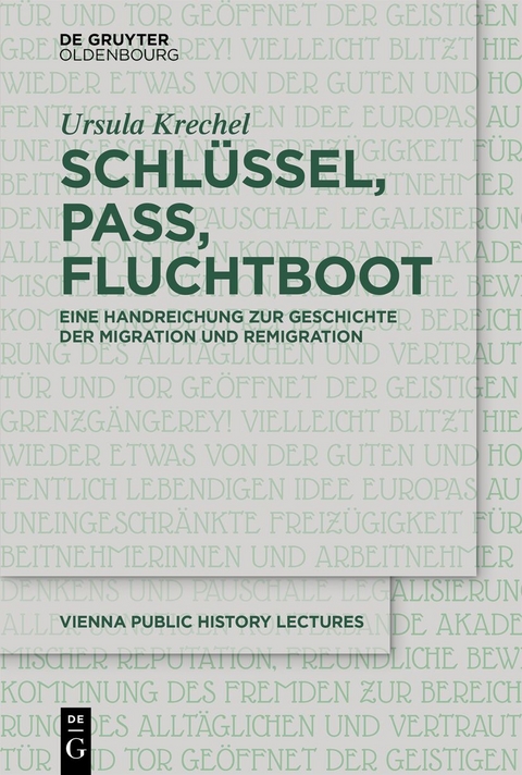 Schlüssel, Pass, Fluchtboot - key, passport, escape boat - Ursula Krechel