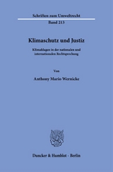 Klimaschutz und Justiz - Anthony Mario Wernicke