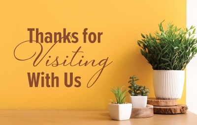 Visitor Postcard: Thanks for Visiting with Us (Package of 25)