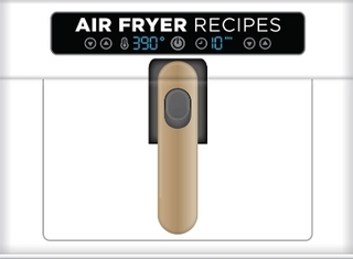 Air Fryer Recipes - Recipe Card Collection Tin - 72 Recipe Cards with Photos + 28 Blank Recipe Cards to Write Your Own Recipes + 5 Tabbed Section Dividers