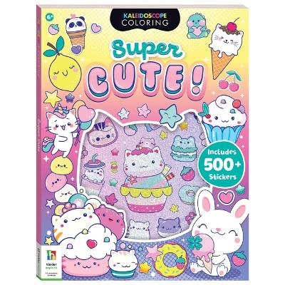 Kaleidoscope Super Cute Sticker Coloring Book - 