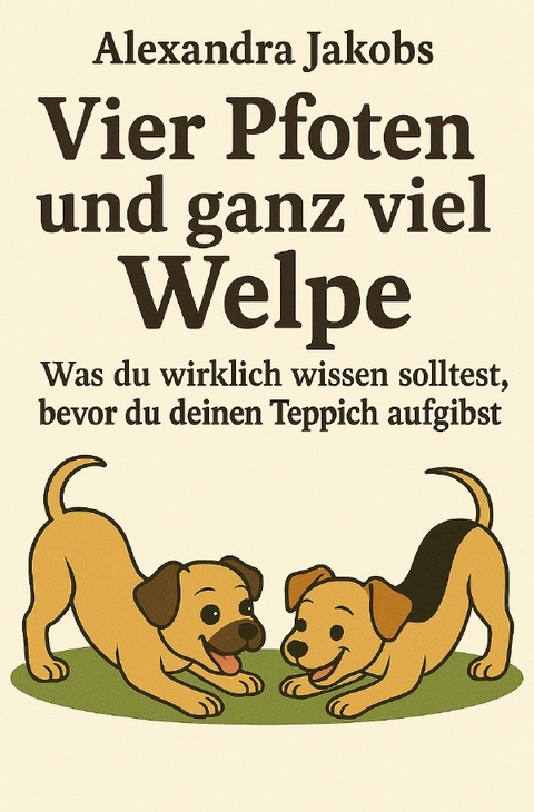 vier Pfoten und ganz viel Welpe - Alexandra Jakobs