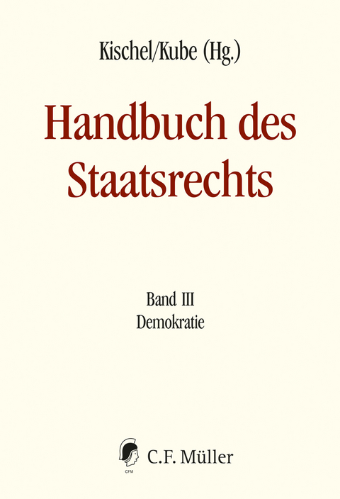 Handbuch des Staatsrechts - 