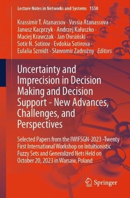 Uncertainty and Imprecision in Decision Making and Decision Support - New Advances, Challenges, and Perspectives - 