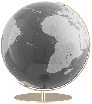 ARTLINE Regent Tischglobus grau, Ø 34 cm