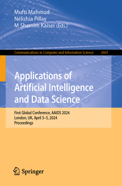 Applications of Artificial Intelligence and Data Science - 
