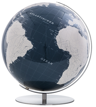 ARTLINE Regent Tischglobus dunkelblau, Ø 34 cm