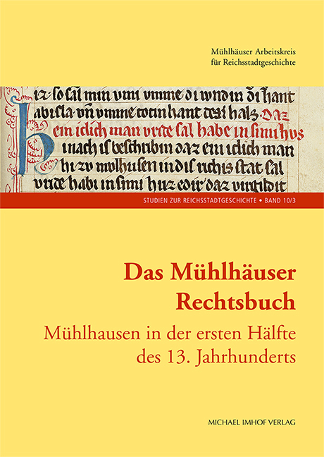 Das M&uuml;hlh&auml;user Rechtsbuch Band 3 - Christa Bertelsmeier-Kierst