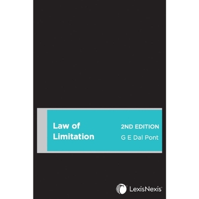 Law of Limitation -  G E Dal Pont