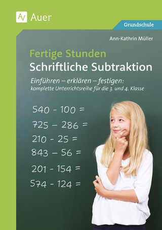 Schriftliche Subtraktion