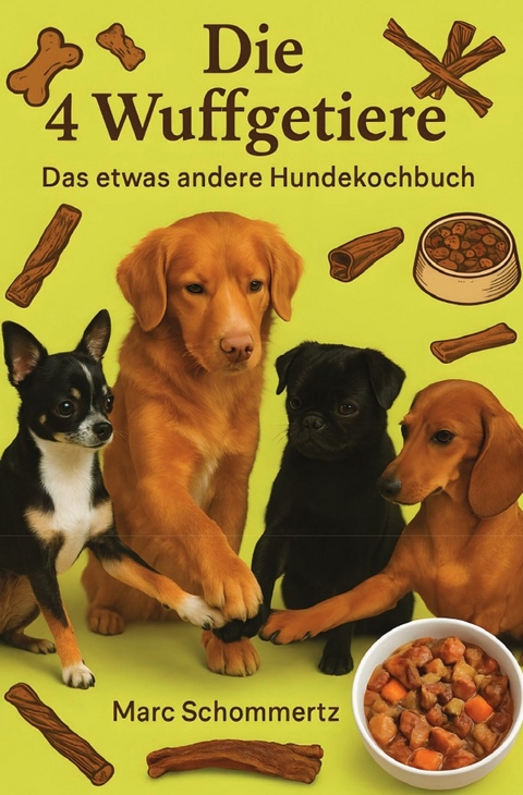 Die 4 Wuffgetiere - Das etwas andere Hundekochbuch - Marc Schommertz