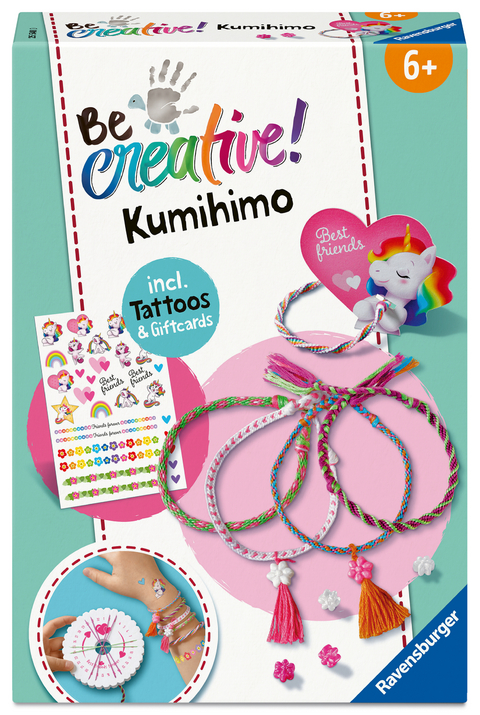 BeCreative Midi - Freundschaftsb&auml;ndchen Kumihimo & Tattoos