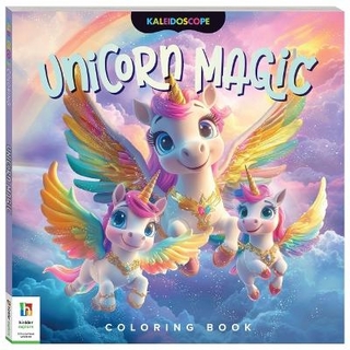 Kaleidoscope Coloring Book: Unicorn Magic