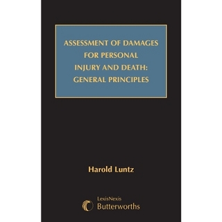 Assessment of Damages for Personal Injury and Death: General Principles