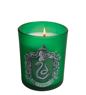 Harry Potter: Slytherin Glass Votive Candle -  Insight Editions