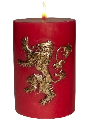 Game of Thrones House Lannister Sculpted Insignia Candle