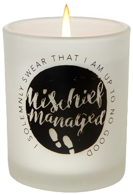 Harry Potter: Mischief Managed Glass Votive Candle