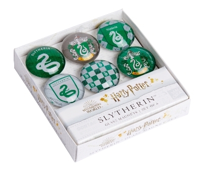 Harry Potter: Slytherin Glass Magnet Set -  Insight Editions