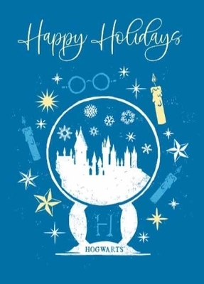 Harry Potter: Hogwarts Snow Globe Embellished Card -  Insight Editions