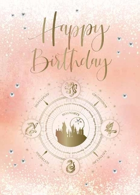 Harry Potter: Hogwarts Constellation Birthday Embellished Card