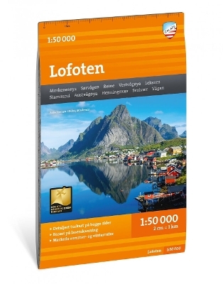 Lofoten Hiking Map - (Turkart)